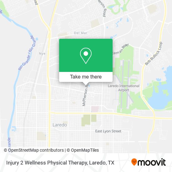 Injury 2 Wellness Physical Therapy map