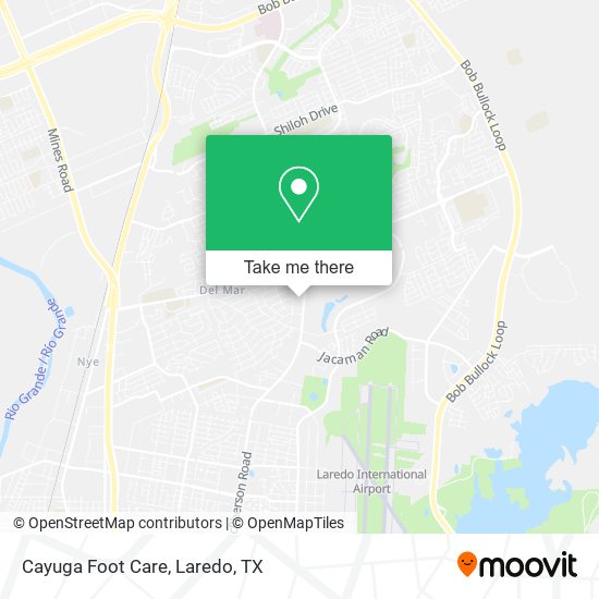 Cayuga Foot Care map