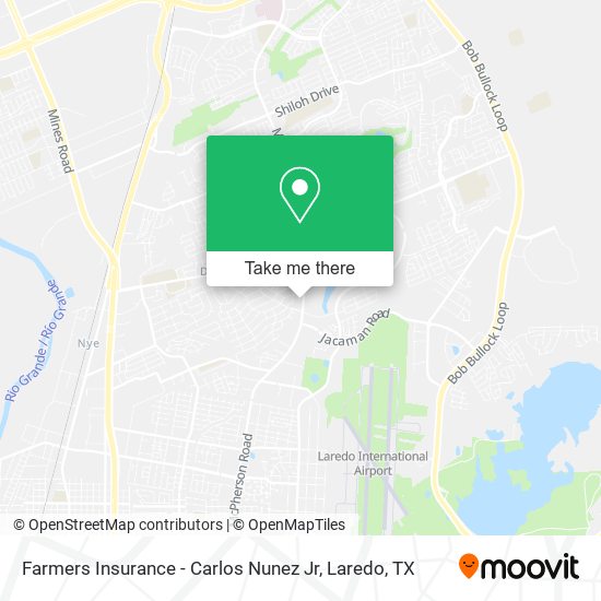 Mapa de Farmers Insurance - Carlos Nunez Jr