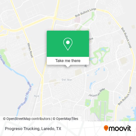 Progreso Trucking map