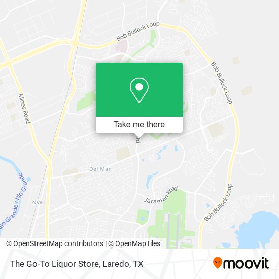 The Go-To Liquor Store map