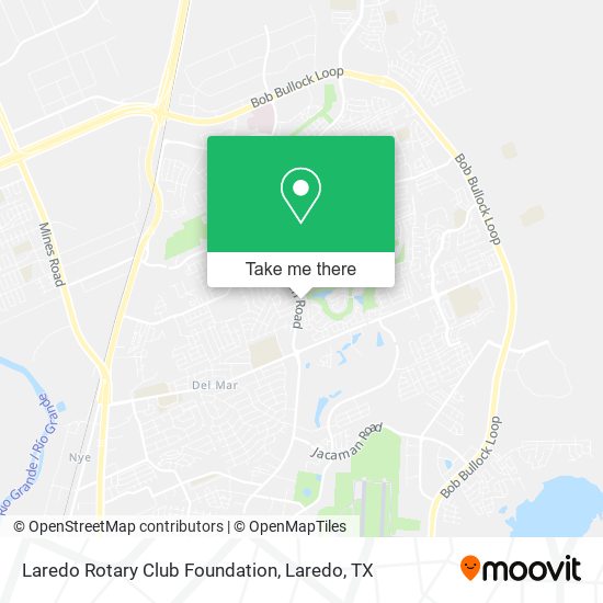 Laredo Rotary Club Foundation map