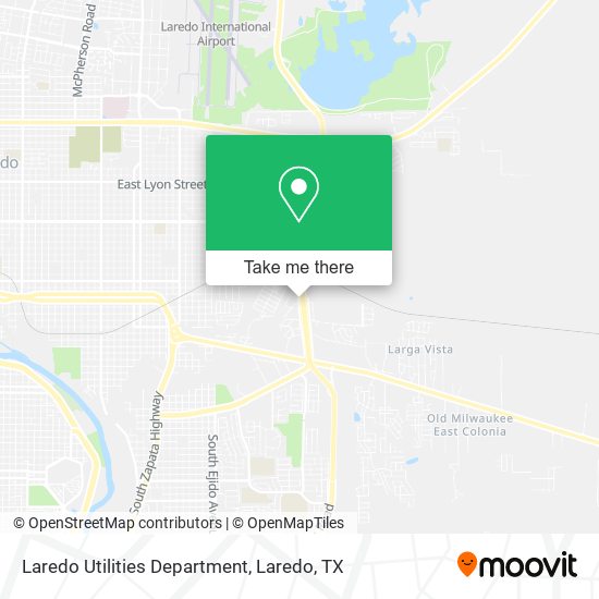 Mapa de Laredo Utilities Department