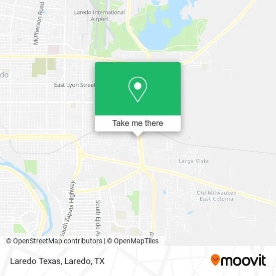 Laredo Texas map