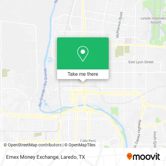 Emex Money Exchange map