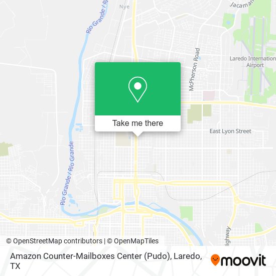 Amazon Counter-Mailboxes Center (Pudo) map