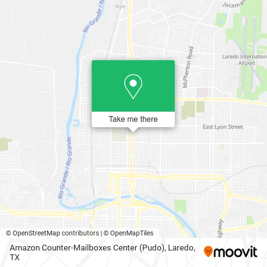 Mapa de Amazon Counter-Mailboxes Center (Pudo)