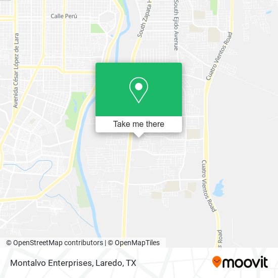 Montalvo Enterprises map