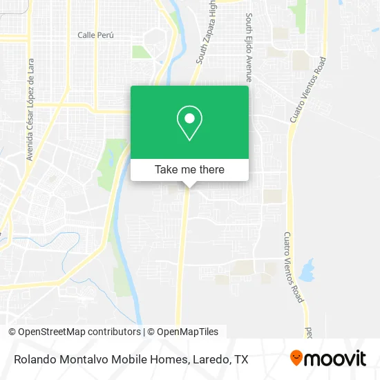 Rolando Montalvo Mobile Homes map