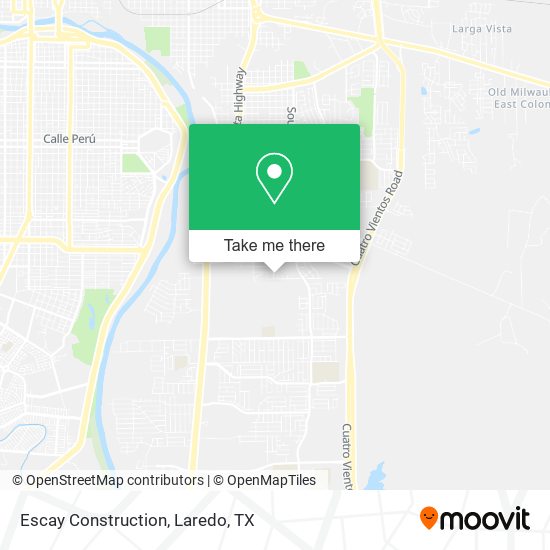 Escay Construction map