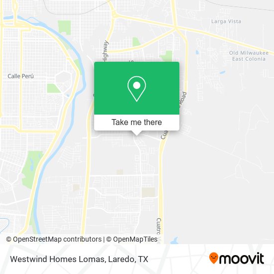 Westwind Homes Lomas map