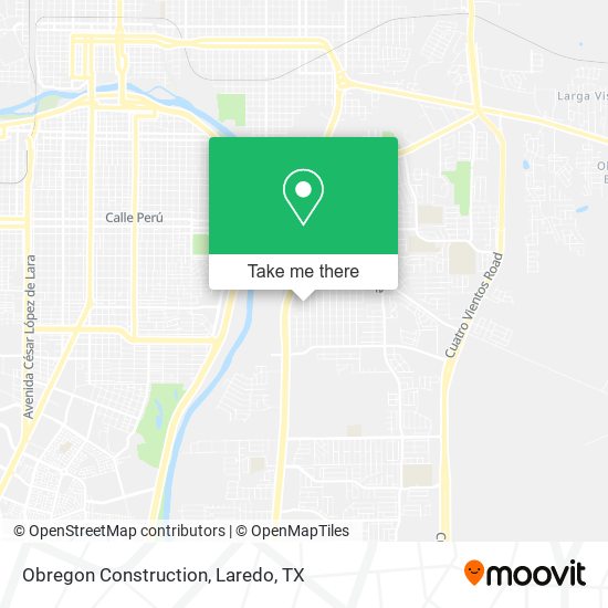 Obregon Construction map