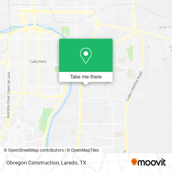 Obregon Construction map