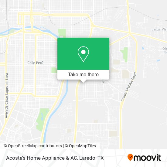 Acosta's Home Appliance & AC map