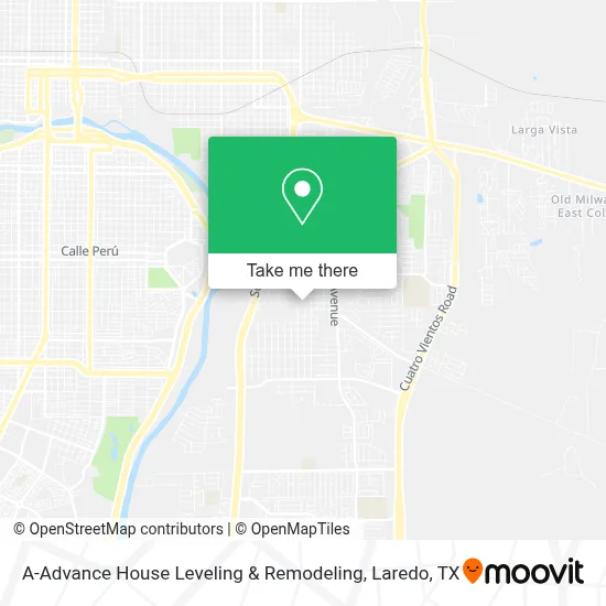 A-Advance House Leveling & Remodeling map