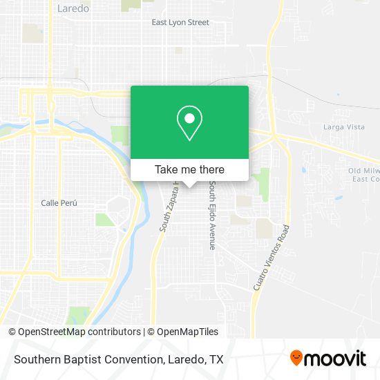 Southern Baptist Convention map