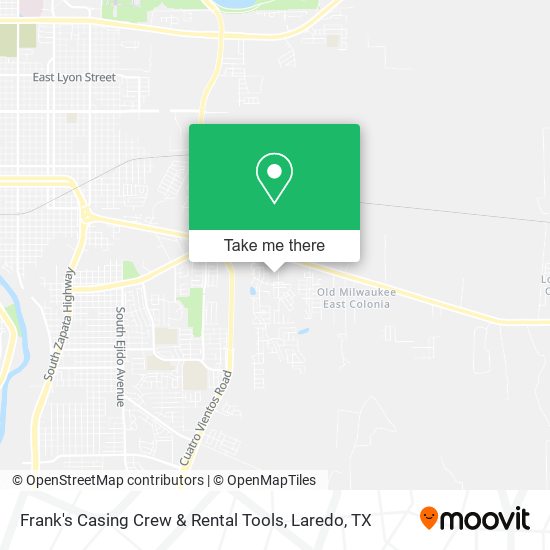Frank's Casing Crew & Rental Tools map