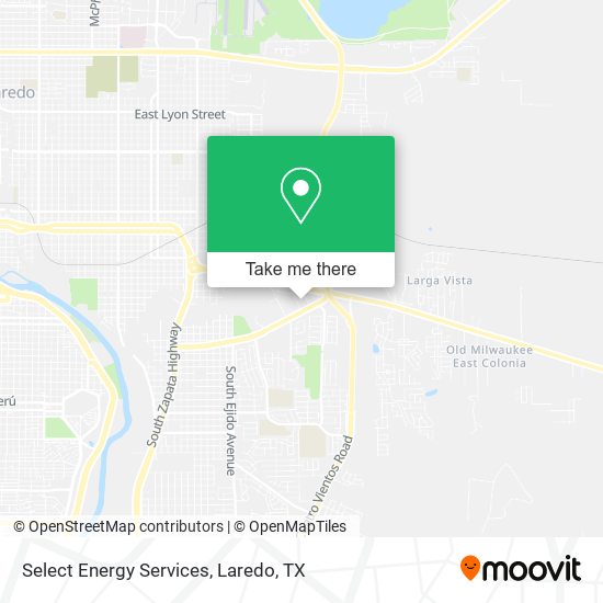 Select Energy Services map