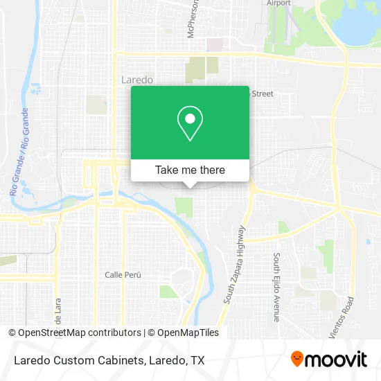 Laredo Custom Cabinets map