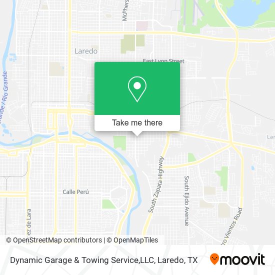 Dynamic Garage & Towing Service,LLC map