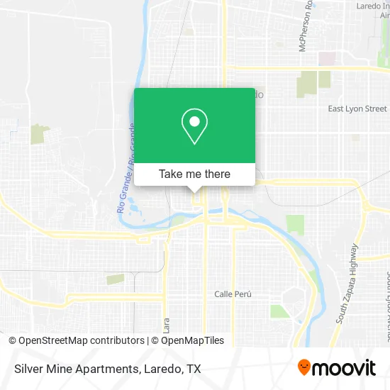 Silver Mine Apartments map