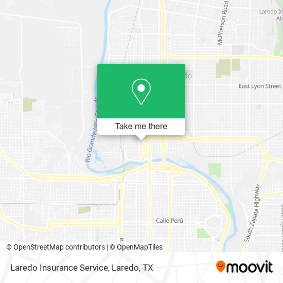 Laredo Insurance Service map