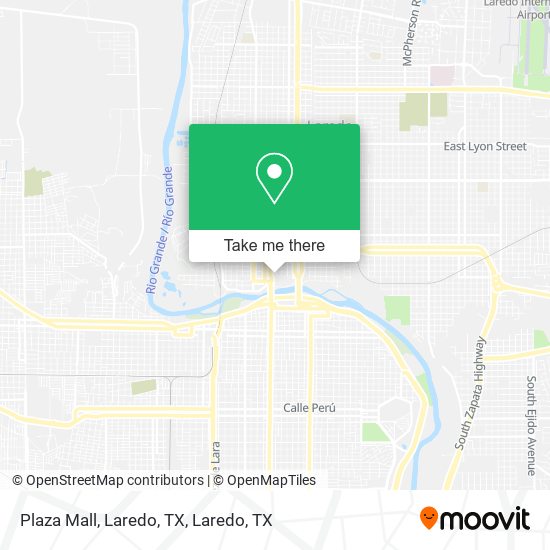 Plaza Mall, Laredo, TX map