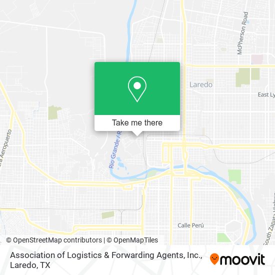 Association of Logistics & Forwarding Agents, Inc. map