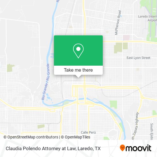 Mapa de Claudia Polendo Attorney at Law