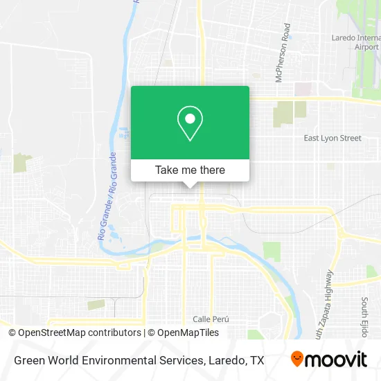 Green World Environmental Services map