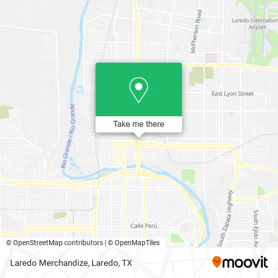 Laredo Merchandize map