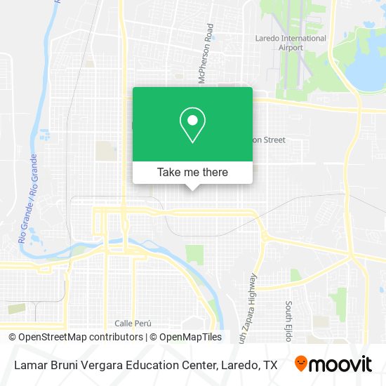 Lamar Bruni Vergara Education Center map