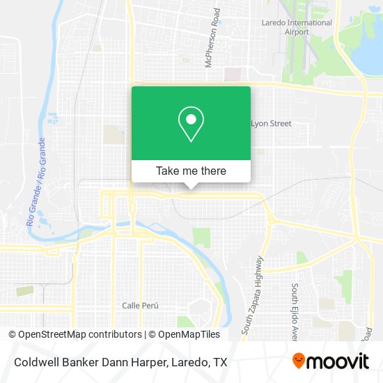 Coldwell Banker Dann Harper map