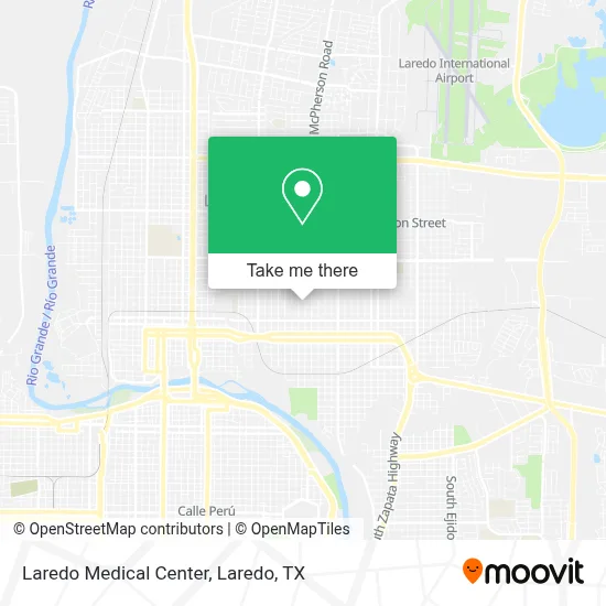 Laredo Medical Center map