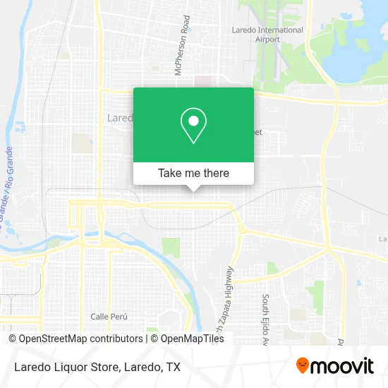 Laredo Liquor Store map