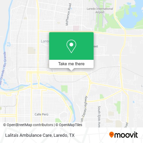 Lalita's Ambulance Care map