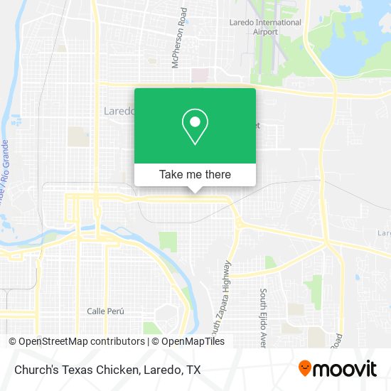 Church's Texas Chicken map