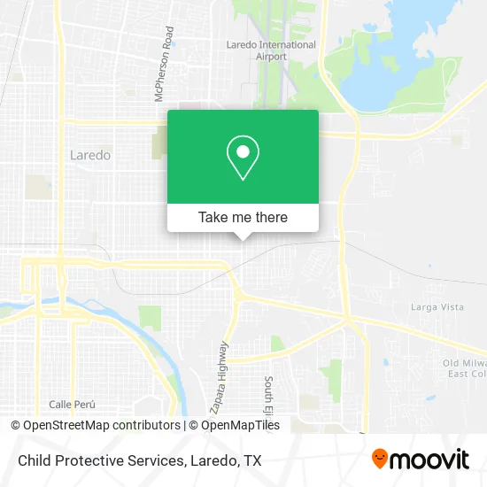 Child Protective Services map