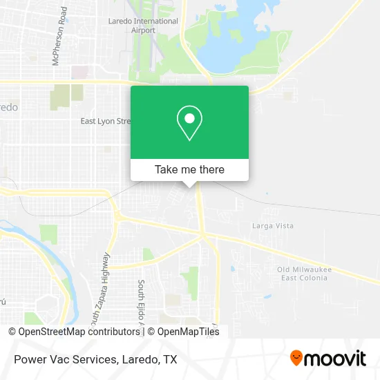 Power Vac Services map