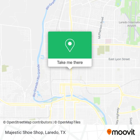 Majestic Shoe Shop map