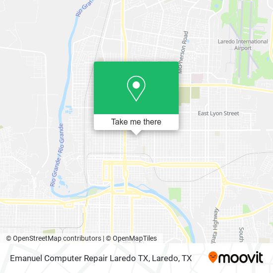 Emanuel Computer Repair Laredo TX map