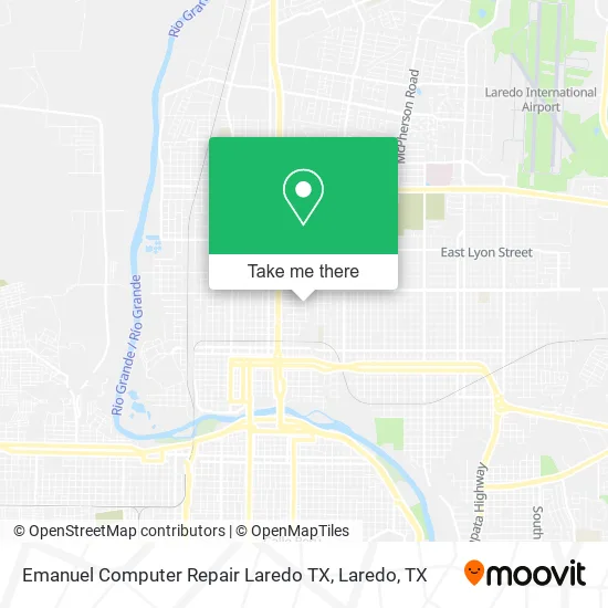 Emanuel Computer Repair Laredo TX map