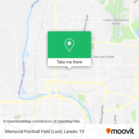 Memorial Football Field (Lisd) map