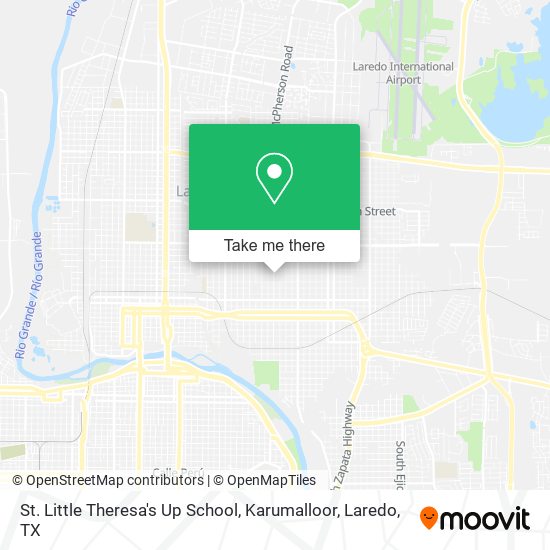 St. Little Theresa's Up School, Karumalloor map