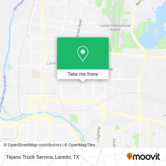 Tejano Truck Service map
