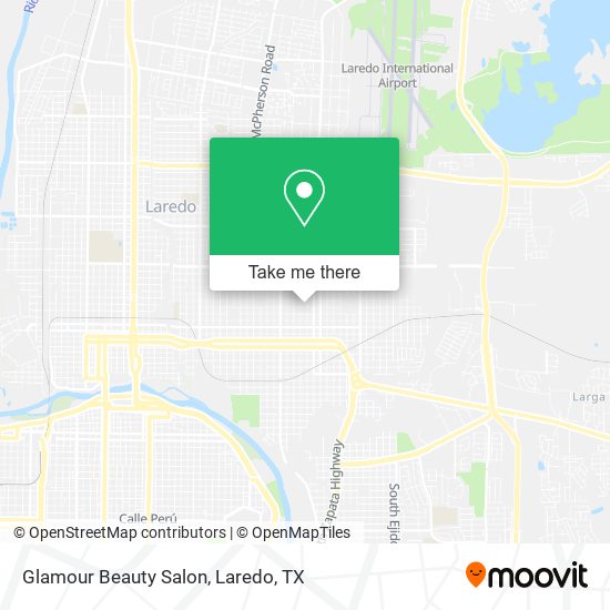 Mapa de Glamour Beauty Salon