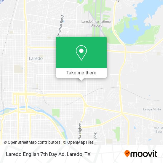 Laredo English 7th Day Ad map