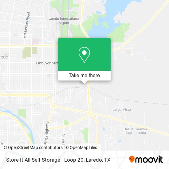 Store It All Self Storage - Loop 20 map