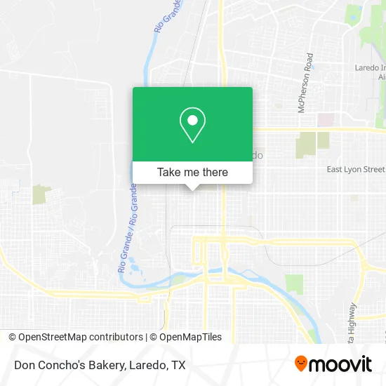 Don Concho's Bakery map