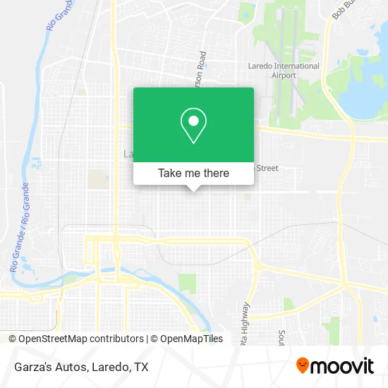 Garza's Autos map